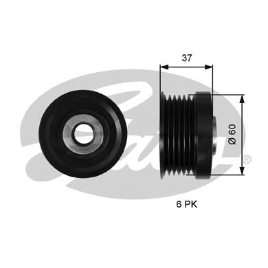 Poulie roue libre, alternateur DriveAlign®