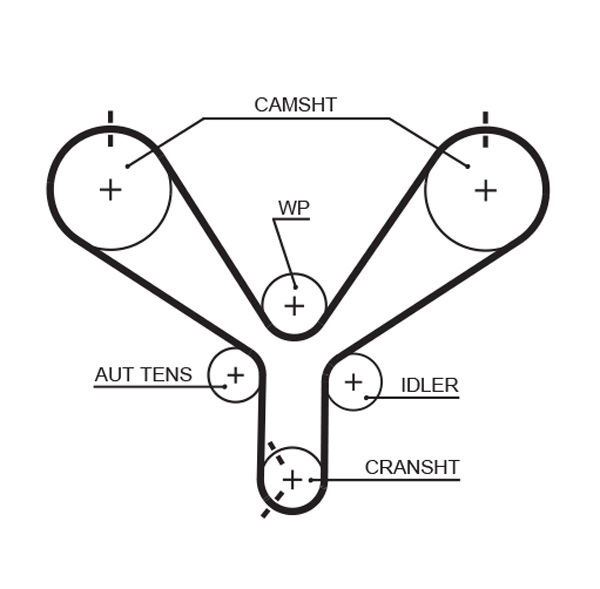 Courroie crantée PowerGrip®