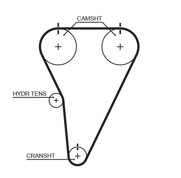 Courroie crantée PowerGrip®