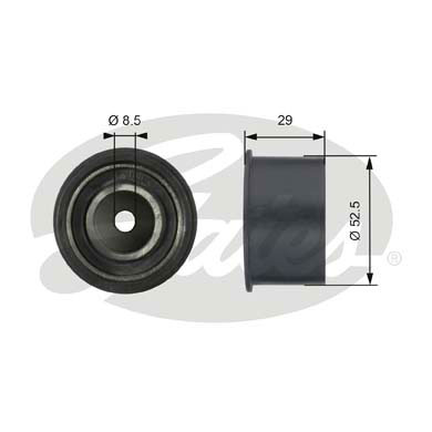 Poulie renvoi/transmission, courroie de distribution PowerGrip®