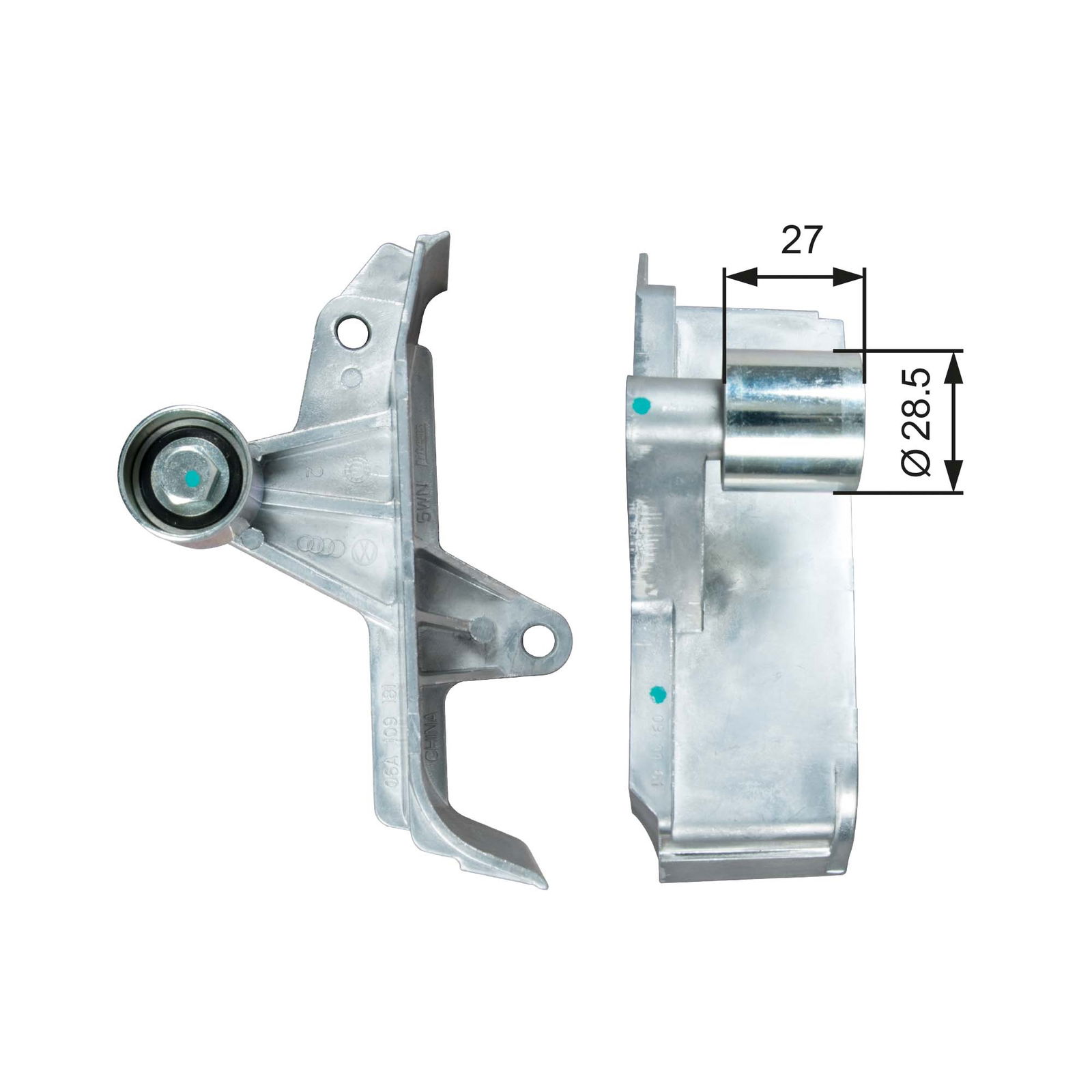 Poulie renvoi/transmission, courroie de distribution PowerGrip®