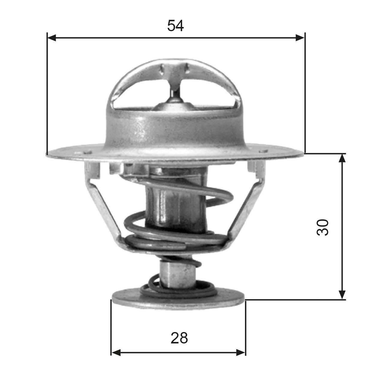 Thermostat, liqiuide de refroidissement