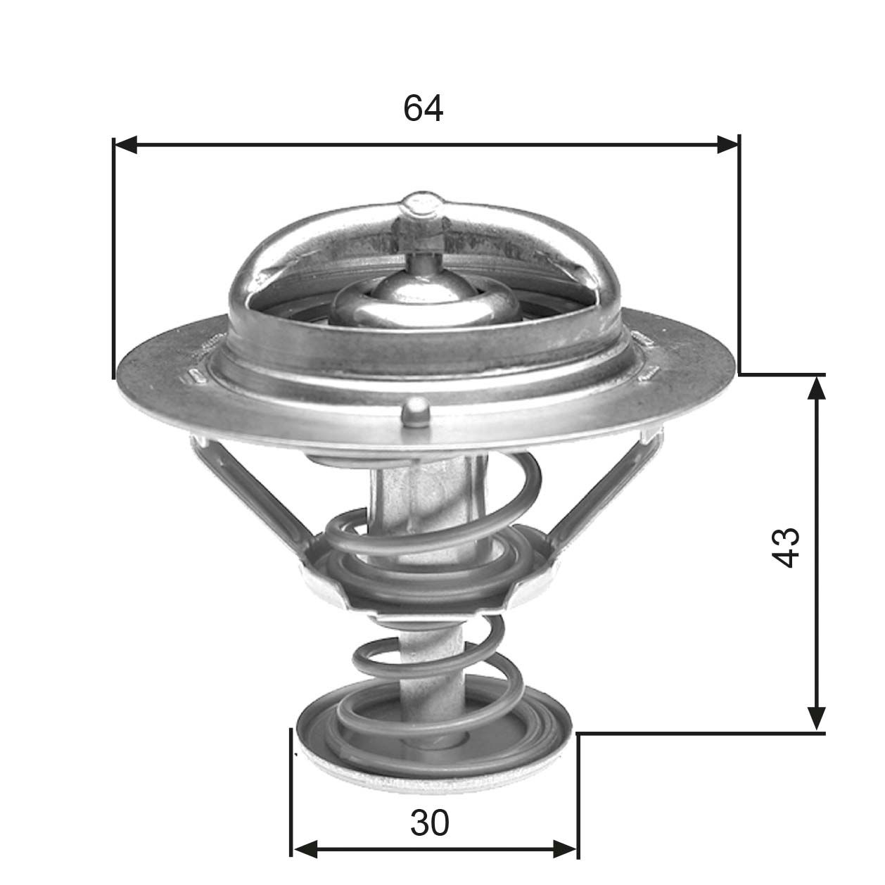 Thermostat, liqiuide de refroidissement