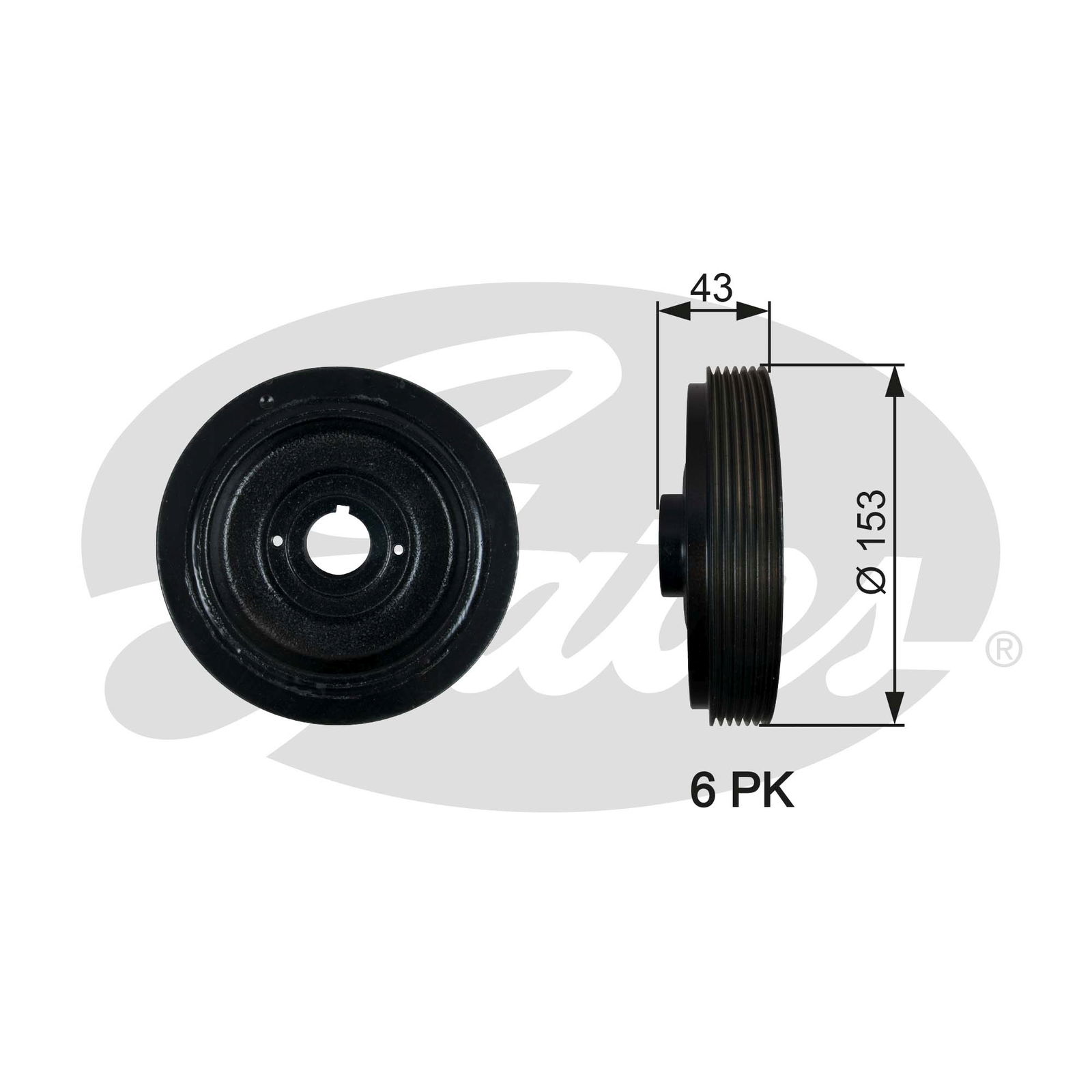 Poulie, vilebrequin DriveAlign®