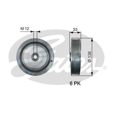 Poulie, vilebrequin DriveAlign®