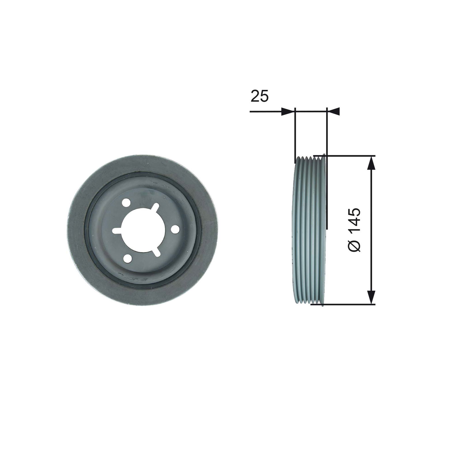 Poulie, vilebrequin DriveAlign®