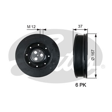 Poulie, vilebrequin DriveAlign®