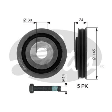 Poulie, vilebrequin DriveAlign®