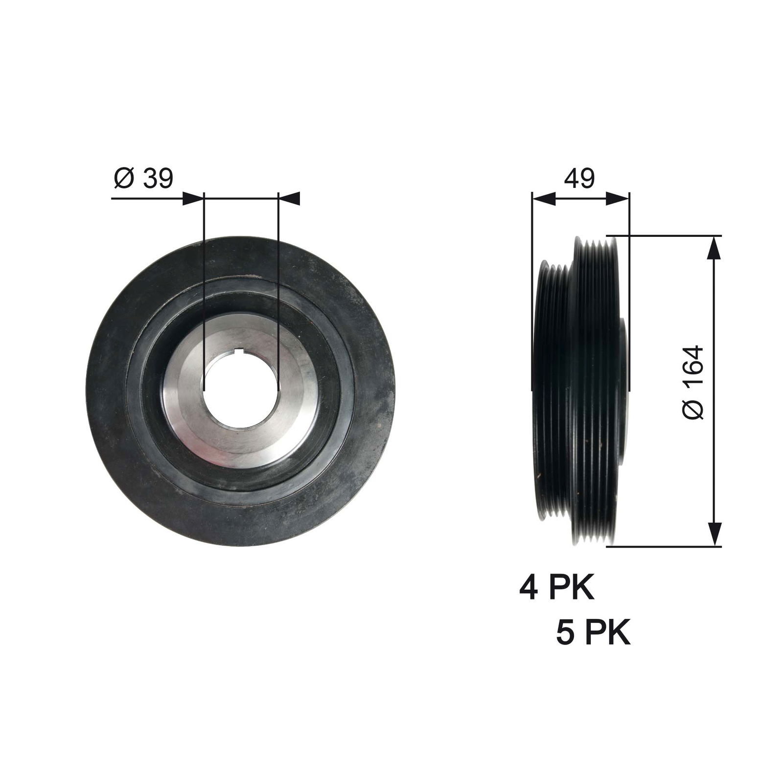Poulie, vilebrequin DriveAlign®