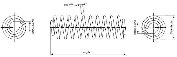 Ressort de suspension MONROE OESpectrum SPRINGS