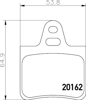 Kit de plaquettes de frein, frein à disque