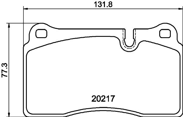 Kit de plaquettes de frein, frein à disque