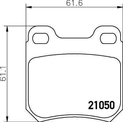 Kit de plaquettes de frein, frein à disque