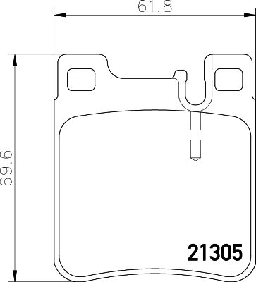 Kit de plaquettes de frein, frein à disque