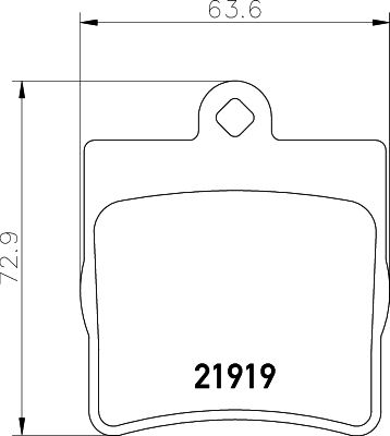 Kit de plaquettes de frein, frein à disque