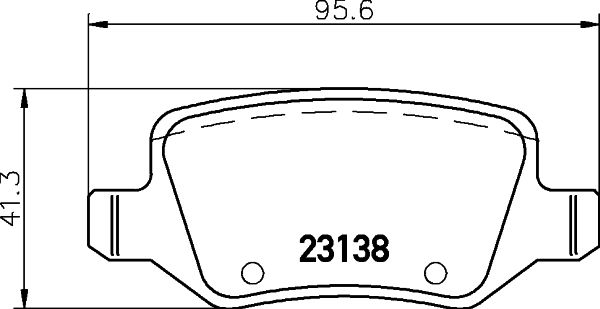 Kit de plaquettes de frein, frein à disque