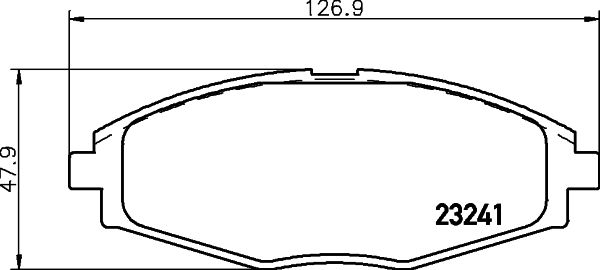 Kit de plaquettes de frein, frein à disque