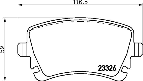 Kit de plaquettes de frein, frein à disque