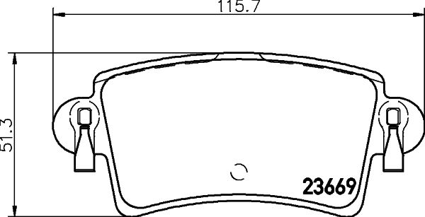 Kit de plaquettes de frein, frein à disque