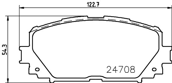 Kit de plaquettes de frein, frein à disque