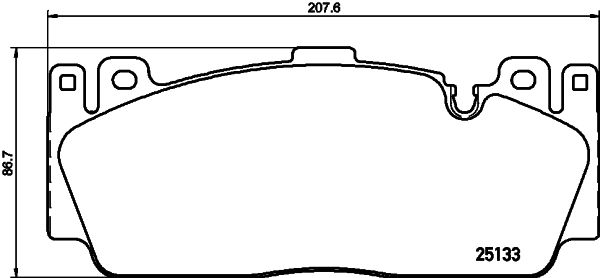 Kit de plaquettes de frein, frein à disque