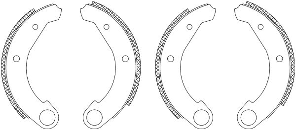 Jeu de mâchoires de frein Shoe Kit