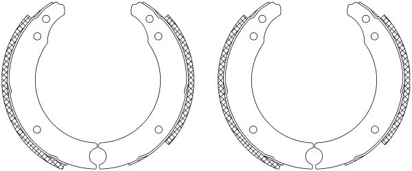 Jeu de mâchoires de frein Shoe Kit