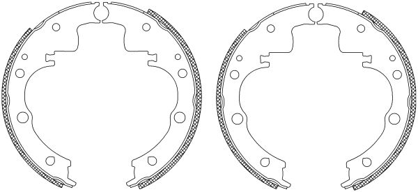 Jeu de mâchoires de frein Shoe Kit