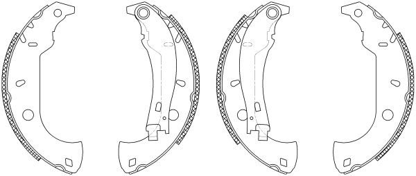 Jeu de mâchoires de frein Shoe Kit