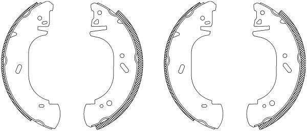 Jeu de mâchoires de frein Shoe Kit