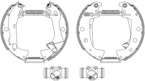 Jeu de mâchoires de frein Shoe Kit Pro