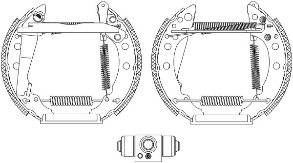 Jeu de mâchoires de frein Shoe Kit Pro