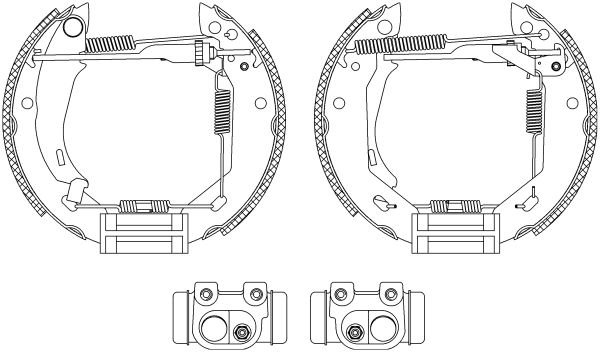 Jeu de mâchoires de frein Shoe Kit Pro