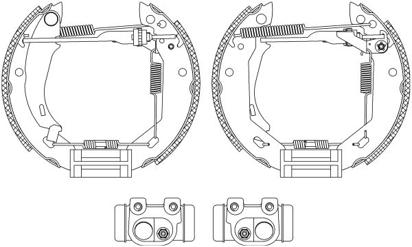 Jeu de mâchoires de frein Shoe Kit Pro