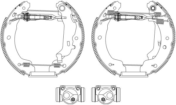 Jeu de mâchoires de frein Shoe Kit Pro