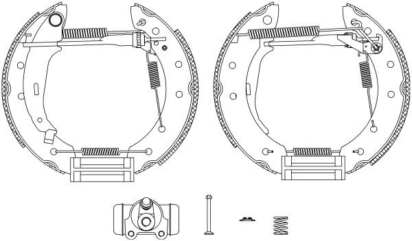 Jeu de mâchoires de frein Shoe Kit Pro