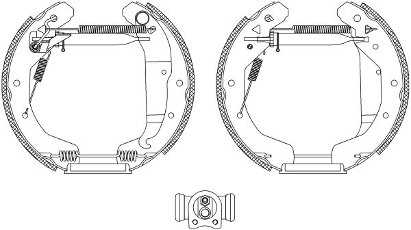 Jeu de mâchoires de frein Shoe Kit Pro