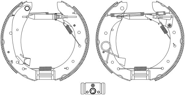 Jeu de mâchoires de frein Shoe Kit Pro