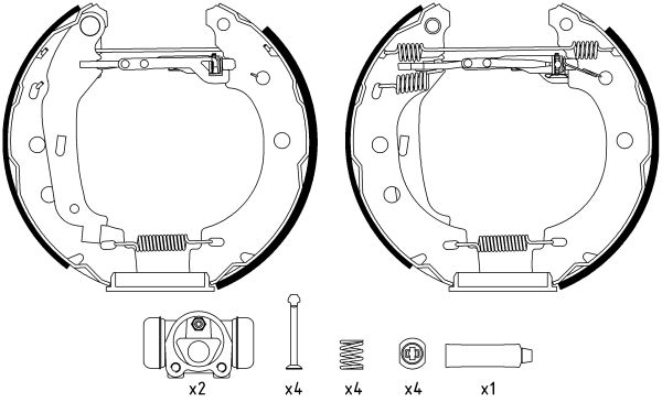 Jeu de mâchoires de frein Shoe Kit Pro