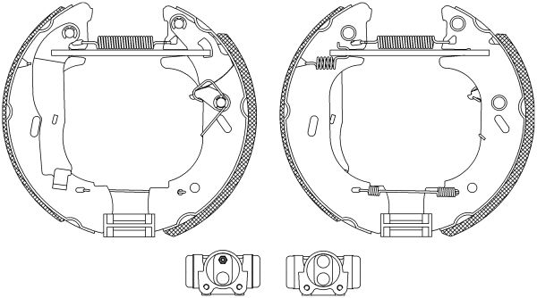 Jeu de mâchoires de frein Shoe Kit Pro