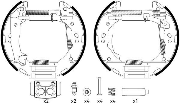 Jeu de mâchoires de frein Shoe Kit Pro