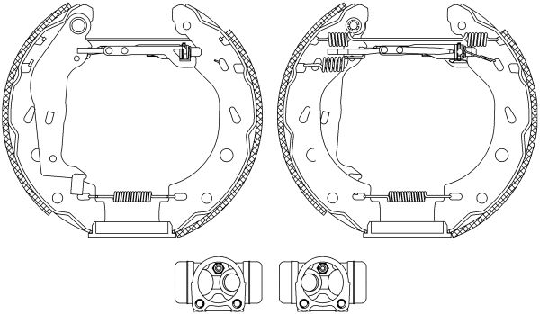 Jeu de mâchoires de frein Shoe Kit Pro