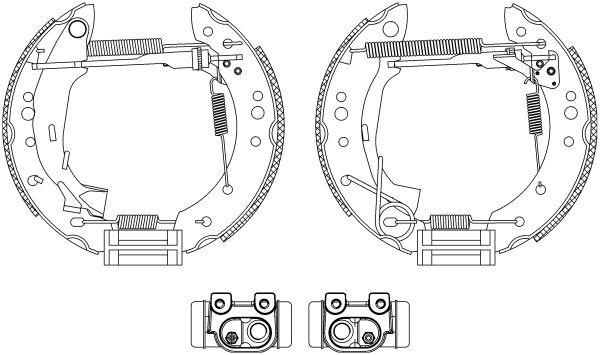 Jeu de mâchoires de frein Shoe Kit Pro