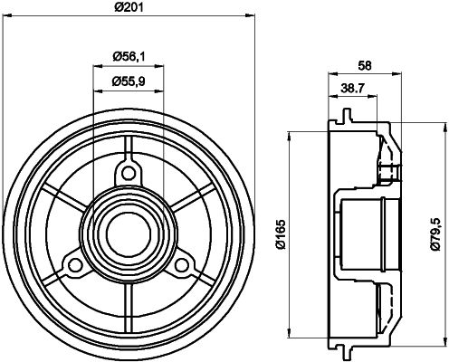 Tambour de frein