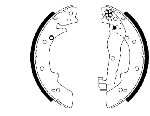 Jeu de mâchoires de frein Shoe Kit Pro