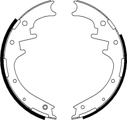 Jeu de mâchoires de frein