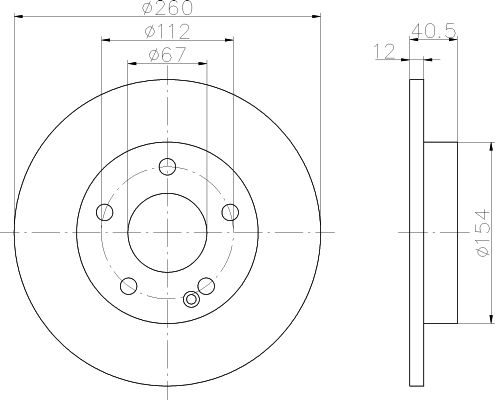 Disque de frein PRO (à l'unité)