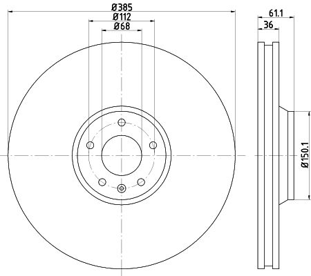 Disque de frein PRO (à l'unité)