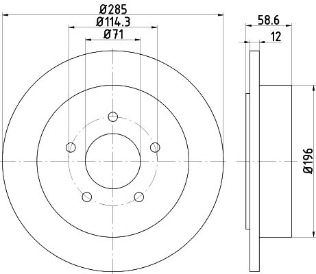 Disque de frein (à l'unité)
