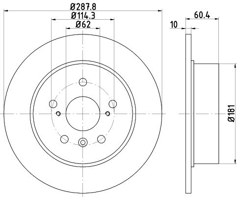 Disque de frein PRO (à l'unité)